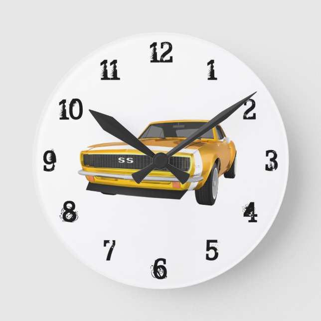 1967 Camaro SS: Wall Clock (Front)