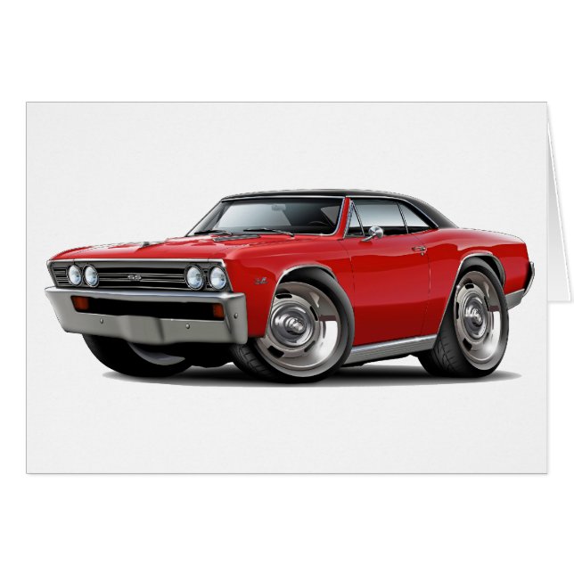 1967 Chevelle Red Black Top (Front Horizontal)
