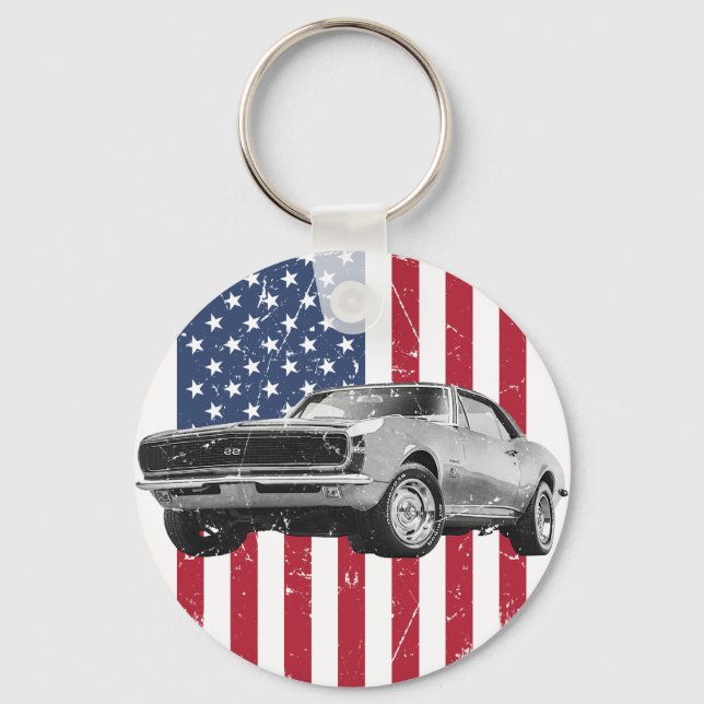 1967 Chevrolet Camaro SS 396 Keychain (Front)