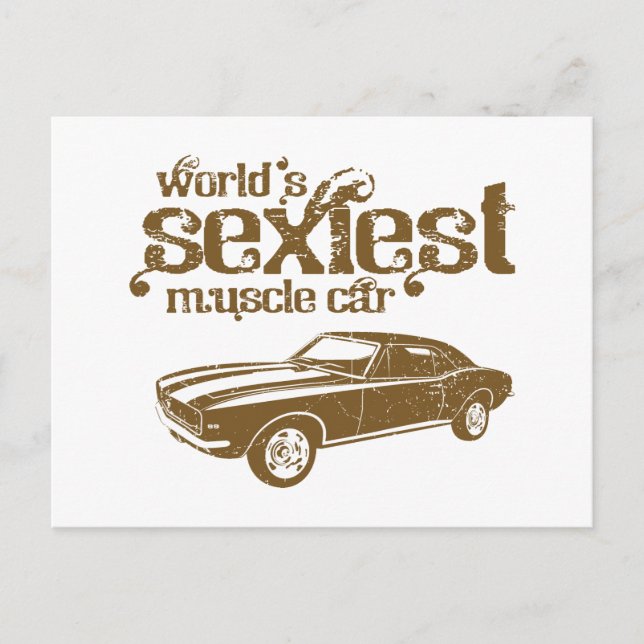 1967 Chevrolet Camaro SS 396 Postcard (Front)