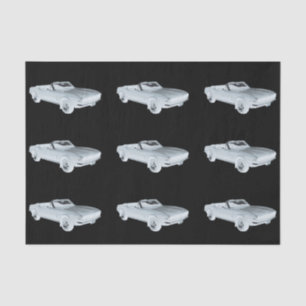 1967 Chevy Camaro RS Muscle Car Pop Art Tissue Paper