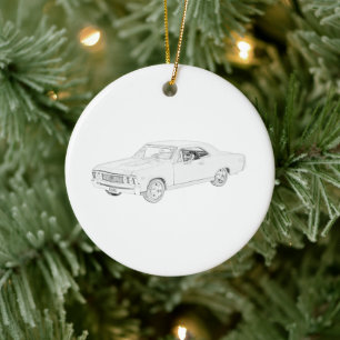 1967 Chevy Chevelle Ceramic Ornament