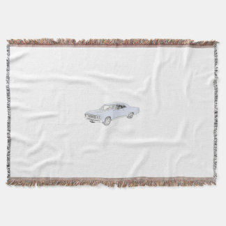 1967 Chevy Chevelle Throw Blanket