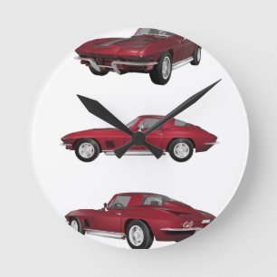 1967 Corvette C2: Round Clock