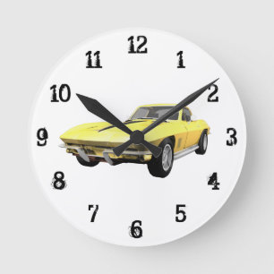 1967 Corvette : Horloge murale