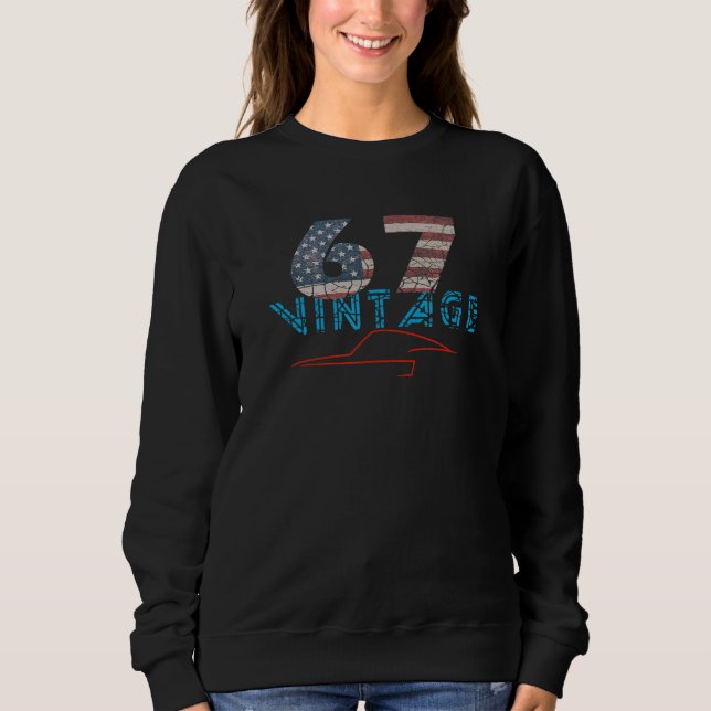 1967 Fastback Vintage Flag Sweatshirt (Front)