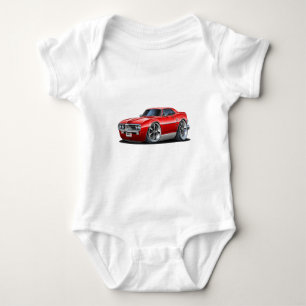 1967 Firebird Red Car Baby Bodysuit