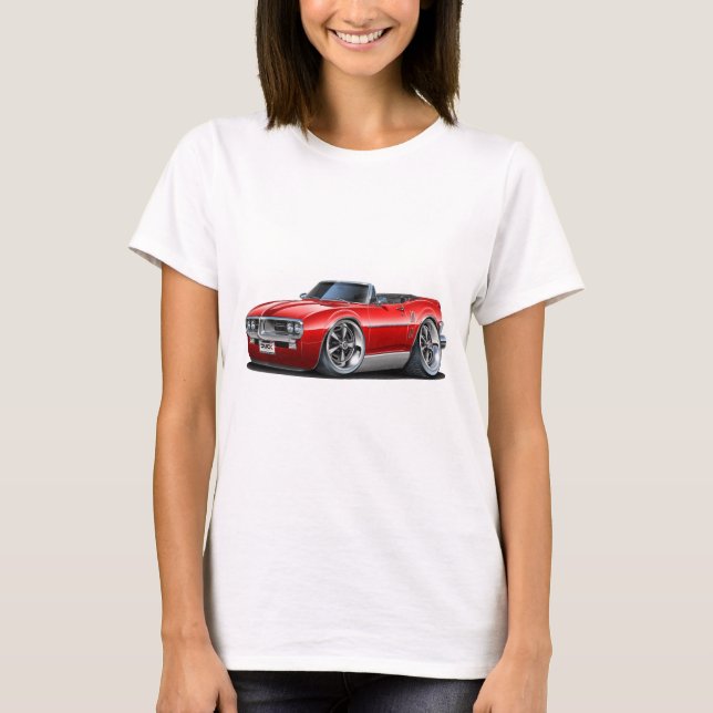 1967 Firebird Red Convertible T-Shirt (Front)