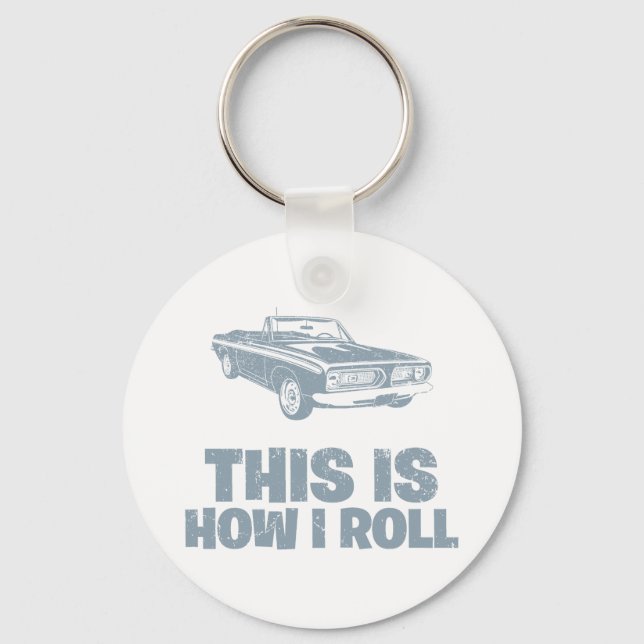 1967 Plymouth Barracuda Keychain (Front)