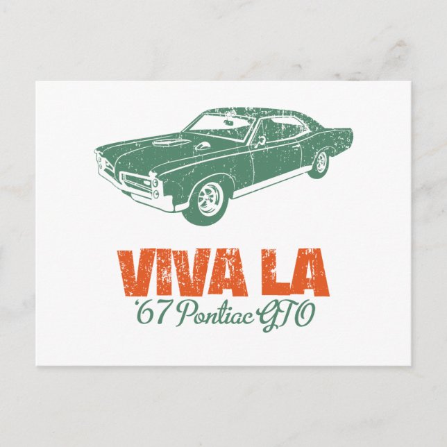 1967 Pontiac GTO Postcard (Front)