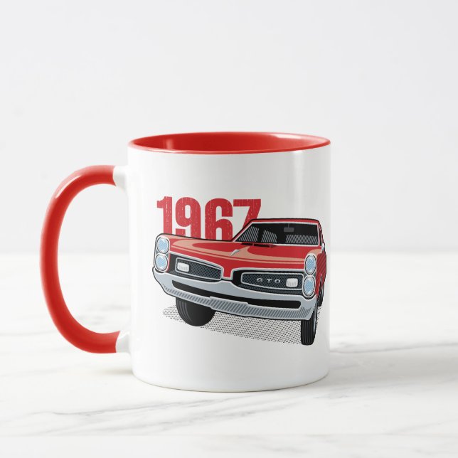 1967 Pontiac GTO Red Mug (Left)