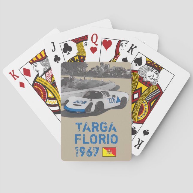 1967 RACING PLAYING CARDS (Back)