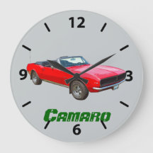 1967 red convertible Camaro Muscle Car