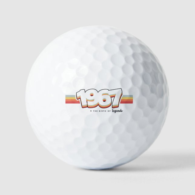 1967 The birth of legends Golf Balls (Front)