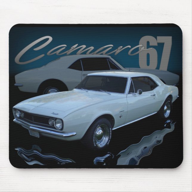 1967 white mouse pad (Front)