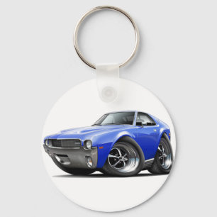 1968-69 AMX Blue Car Keychain
