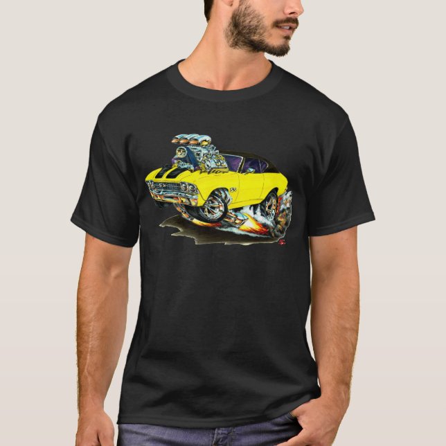 1968-69 Chevelle Yellow-Black Top Car (Front)