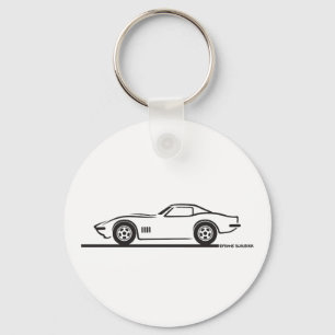 1968-69 Corvette Keychain