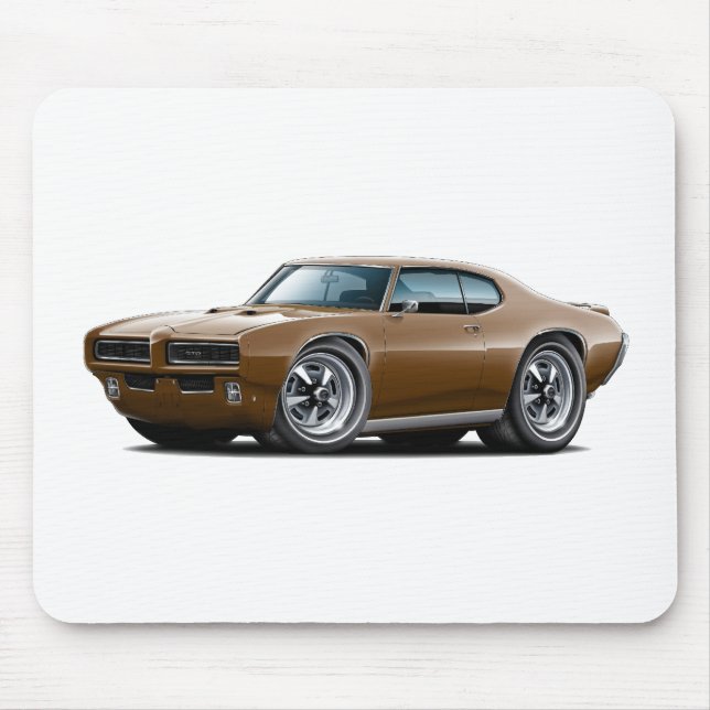 1968-69 GTO Brown Car Mouse Pad (Front)