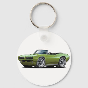 1968-69 GTO Green Convertible Keychain