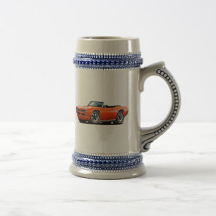 1968-69 GTO Orange Convertible Beer Stein
