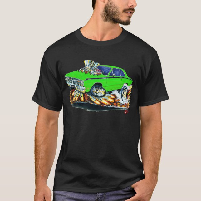 1968-71 Dodge Dart Lime Car T-Shirt (Front)