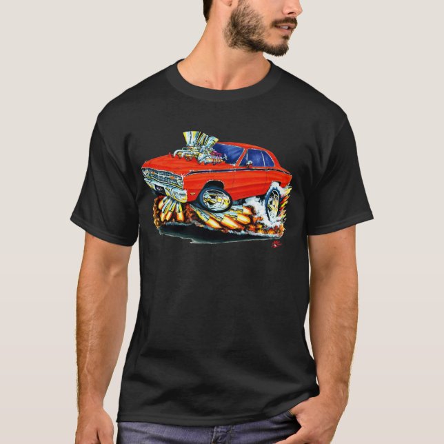 1968-71 Dodge Dart Red Car T-Shirt (Front)