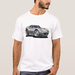 1968-72 Corvette Silver Car T-Shirt