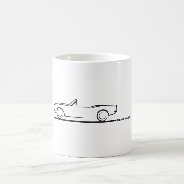 1968 Camaro Convertible BLK Coffee Mug (Center)