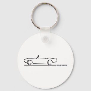 1968 Camaro Convertible BLK Keychain