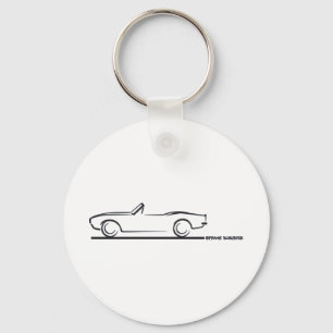 1968 Camaro Convertible BLK Keychain