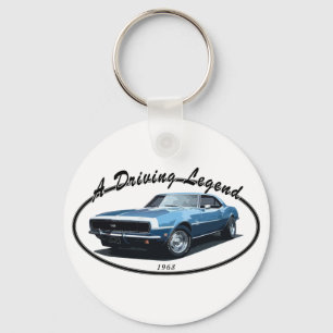 1968 CAMARO SS BLACK KEYCHAIN