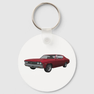 1968 Chevelle SS: Candy Apple Finish Keychain
