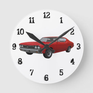 1968 Chevelle SS : Horloge murale