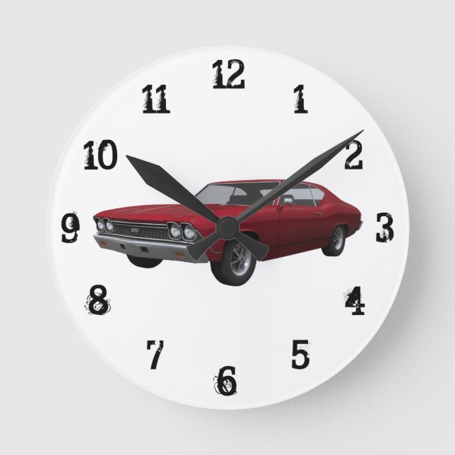 1968 Chevelle SS: Wall Clock (Front)