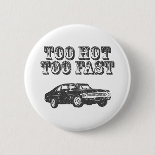 1968 Chevrolet Nova SS 396 2 Inch Round Button