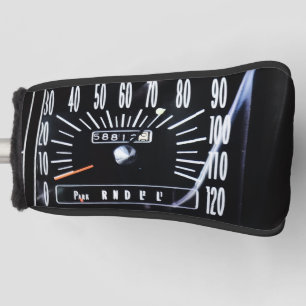 1968 Classic Car Speedometer Golf Head Cover
