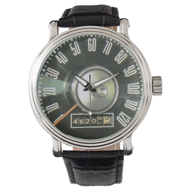 1968 Classic Sports Car Speedometer Watch (Front)