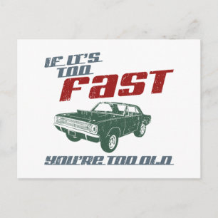 1968 Dodge Hurst Hemi Dart Postcard