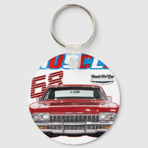 1968 Fastback,pony car,Hotrod,Drag Car,Oldtimer,cl Keychain