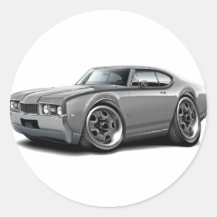 1968 Hurst Olds Classic Round Sticker