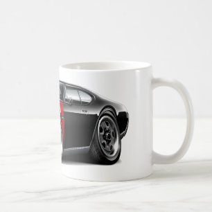 1968 Olds 442 Black-Red Car Coffee Mug