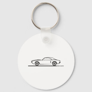 1968 Pontiac Firebird Keychain