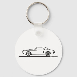 1968 Pontiac Firebird Keychain