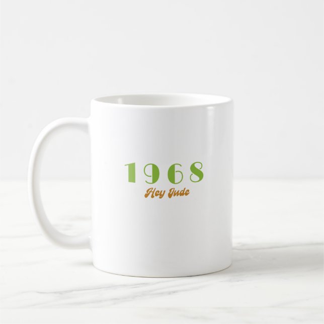 1968 Top Song By Year Coffee Mug (Left)