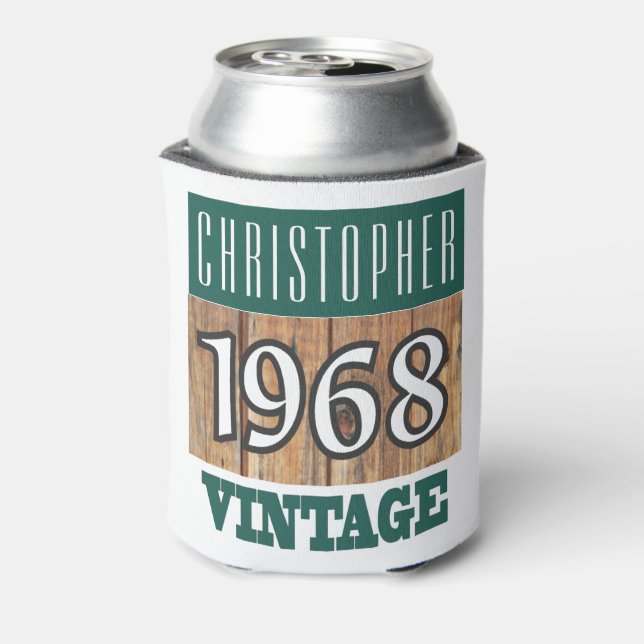 1968 Year of Birth Can Cooler (Can Back)