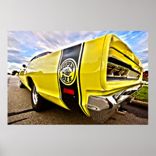 1969 1970 Dodge Coronet Super Bee HDR Poster artis