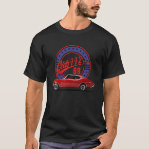 1969 69 olds 442 muscle car T-Shirt