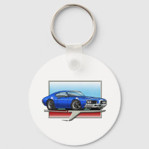 1969 Blue Cutlass Keychain
