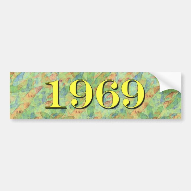 1969 BUMPER STICKER (Front)